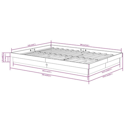 Giroletto in Legno Massello 120x190 cm Small Double | homemem39