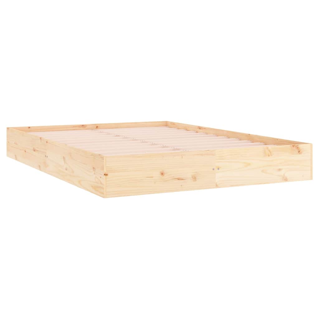 Giroletto senza Materasso in Legno Massello 200x200 cm