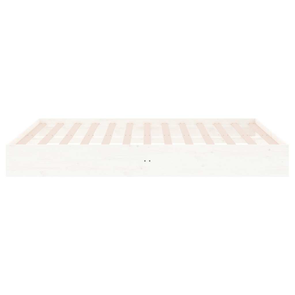 Giroletto Bianco in Legno Massello 150x200 cm King Size