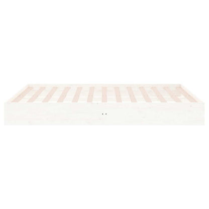 Giroletto Bianco in Legno Massello 150x200 cm King Size