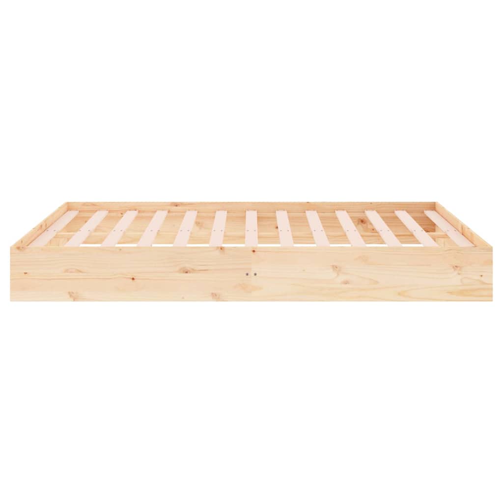 Giroletto senza Materasso Ambrato in Legno Massello 120x200 cm