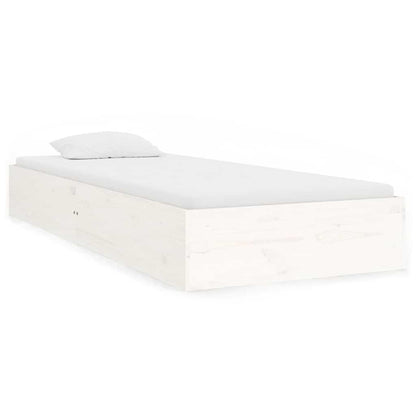 Giroletto Bianco in Legno Massello 75x190 cm Small Single