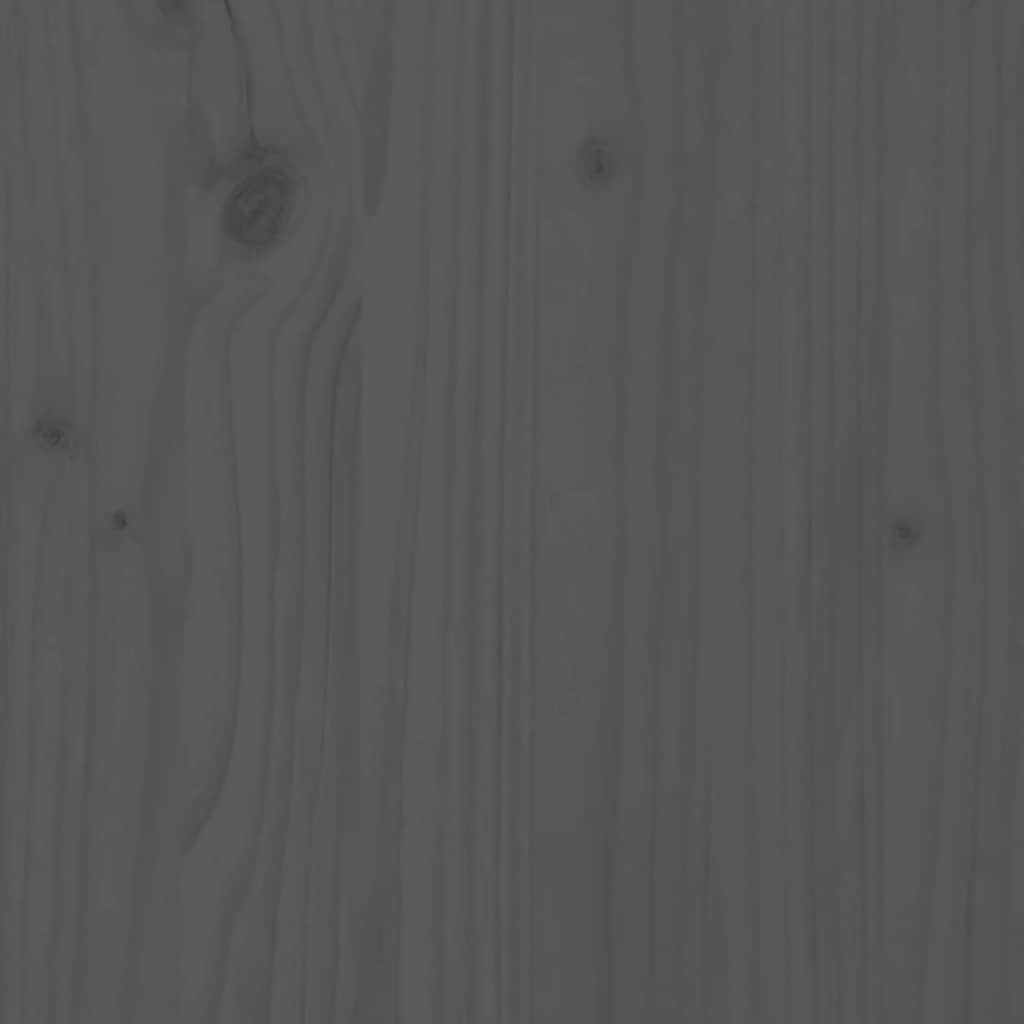 Giroletto in Legno Massello Grigio 75x190 cm Small Single - homemem39