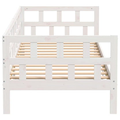 Dormeuse Bianca in Legno Massello di Pino 80x200 cm | homemem39