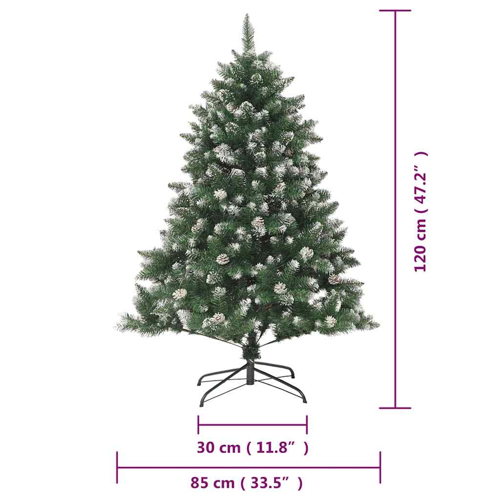 Albero di Natale Artificiale con Base 120 cm PVC | homemem39