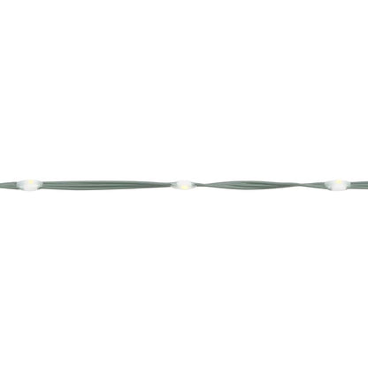 Albero di Natale a Cono Bianco Freddo 1400 LED 160x500 cm - homemem39