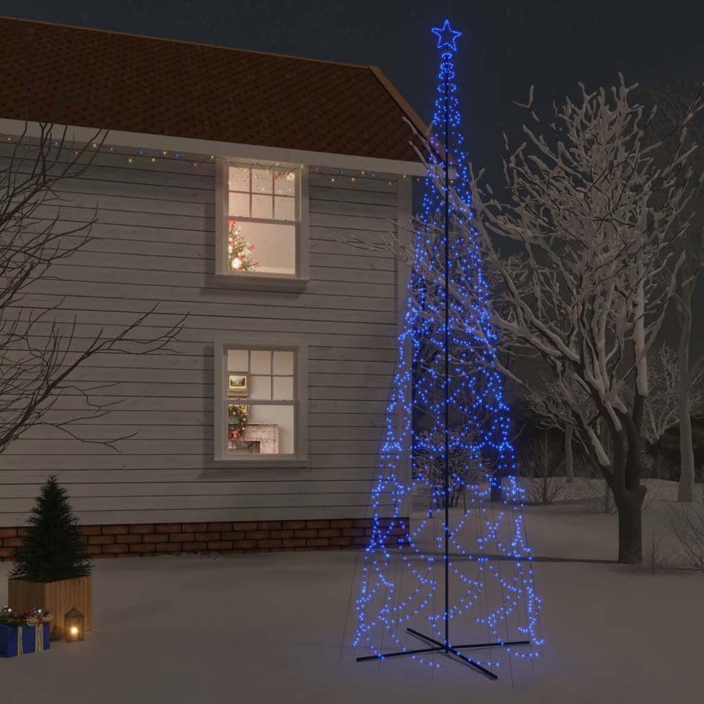 Albero di Natale a Cono Blu 3000 LED 230x800 cm - homemem39