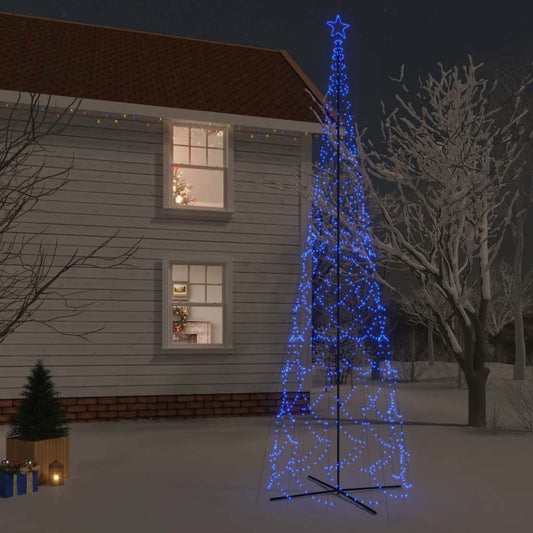 Albero di Natale a Cono Blu 3000 LED 230x800 cm - homemem39