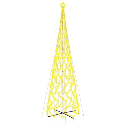 Albero di Natale a Cono Bianco Caldo 3000 LED 230x800 cm - homemem39