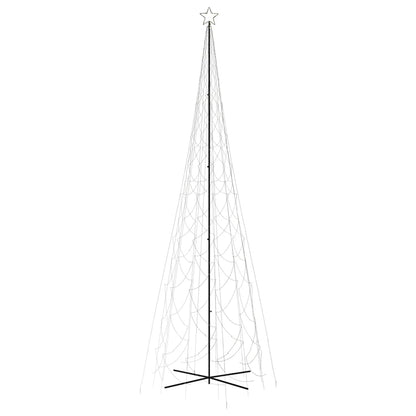 Albero di Natale a Cono Bianco Caldo 3000 LED 230x800 cm - homemem39