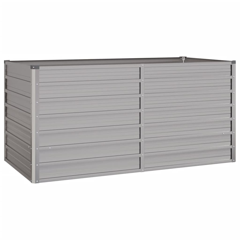 Letto Rialzato da Giardino Ruggine 160x80x77 cm Acciaio Corten - homemem39