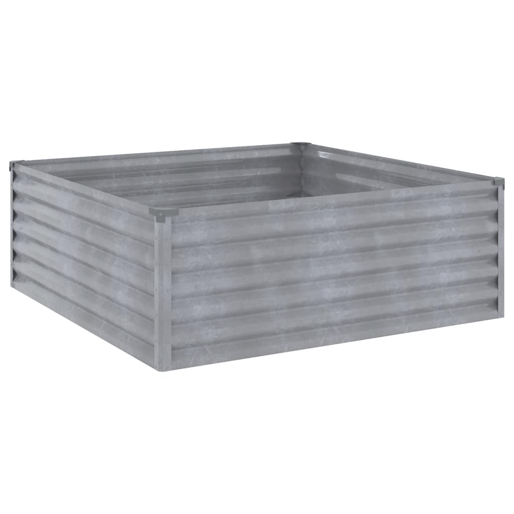Fioriera Rialzata da Giardino 100x100x36 cm in Acciaio Corten | homemem39