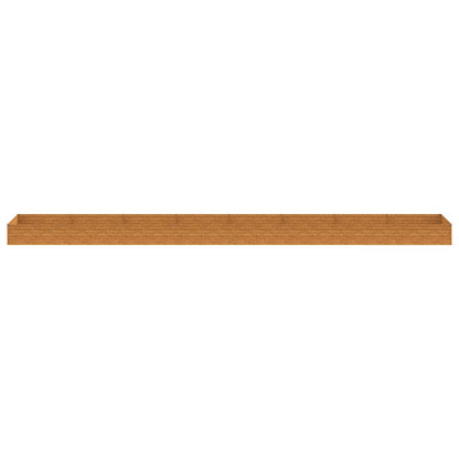 Fioriera Rialzata da Giardino 770x100x36 cm in Acciaio Corten | homemem39