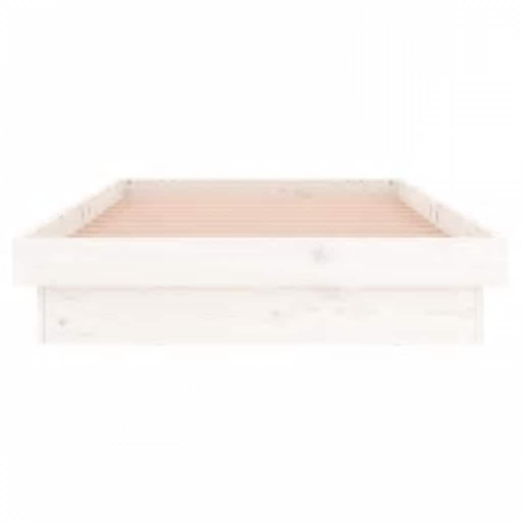 Giroletto con LED Bianco 90x200 cm in Legno Massello | homemem39