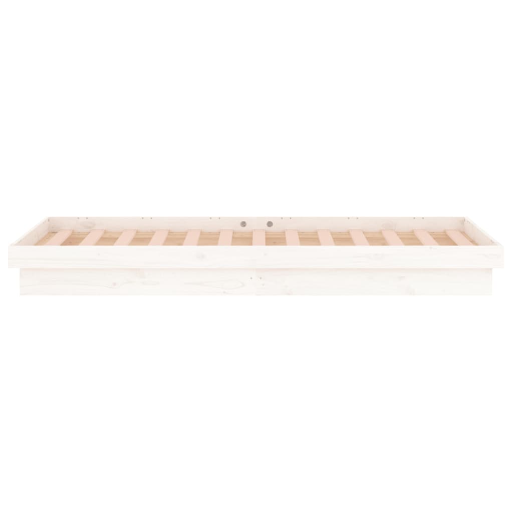 Giroletto con LED Bianco 100x200 cm in Legno Massello - homemem39