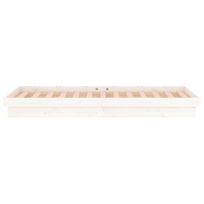 Giroletto con LED Bianco 100x200 cm in Legno Massello - homemem39
