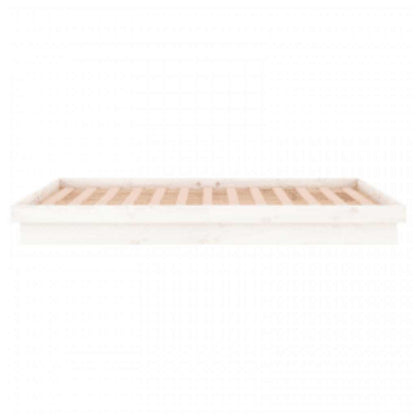 Giroletto con LED Bianco 140x200 cm in Legno Massello | homemem39