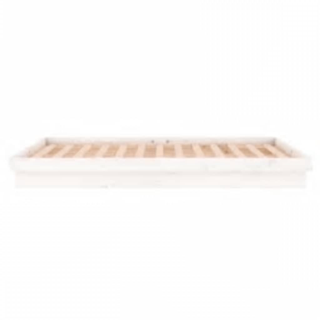 Giroletto con LED Bianco 160x200 cm in Legno Massello | homemem39