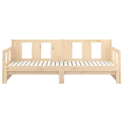 Dormeuse Estraibile in Legno Massello di Pino 2x(90x190) cm | homemem39