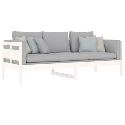 Dormeuse Bianca in Legno Massello di Pino 80x200 cm
