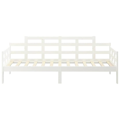 Dormeuse Bianca in Legno Massello di Pino 90x200 cm