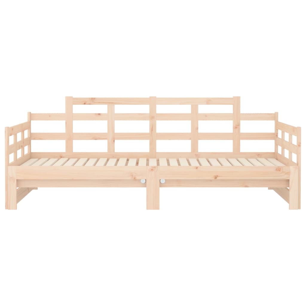 Dormeuse Estraibile in Legno Massello di Pino 2x(80x200) cm | homemem39