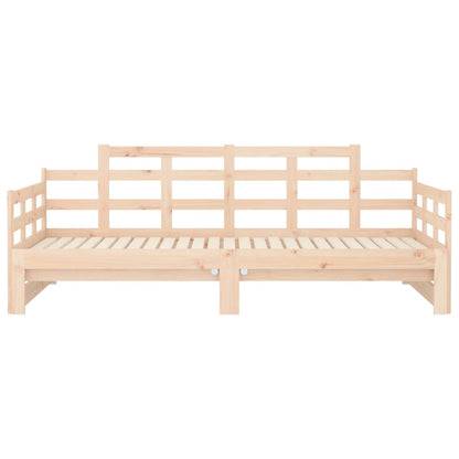 Dormeuse Estraibile in Legno Massello di Pino 2x(80x200) cm | homemem39