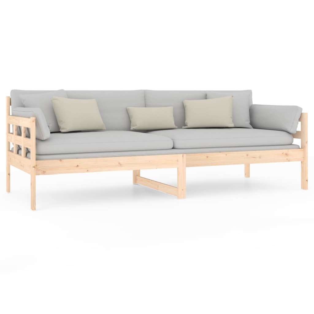 Dormeuse in Legno Massello di Pino 80x200 cm | homemem39