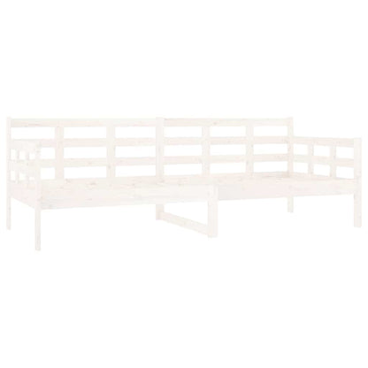 Dormeuse Bianca in Legno Massello di Pino 80x200 cm