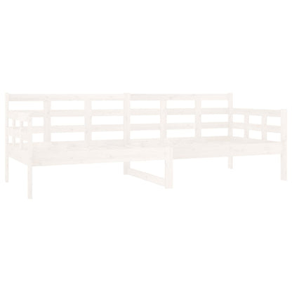 Dormeuse Bianca in Legno Massello di Pino 80x200 cm - homemem39