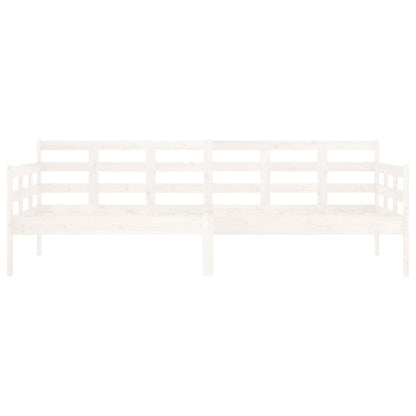 Dormeuse Bianca in Legno Massello di Pino 80x200 cm | homemem39