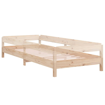 Letto Impilabile 75x190 cm in Legno Massello di Pino | homemem39