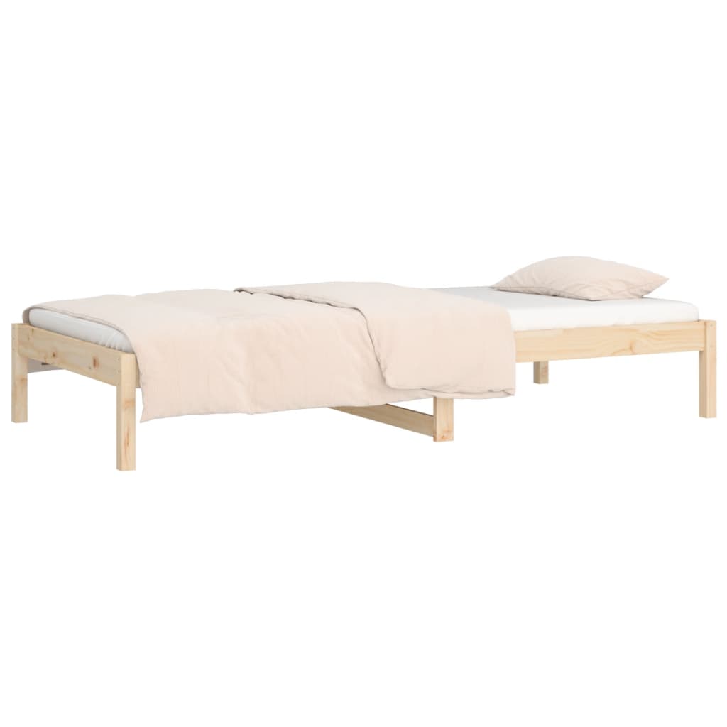 Dormeuse senza Materasso 90x200 cm in Legno Massello di Pino - homemem39