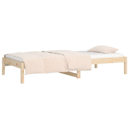 Dormeuse senza Materasso 90x200 cm in Legno Massello di Pino - homemem39