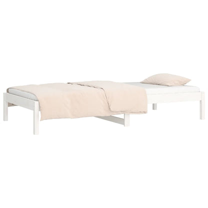 Dormeuse senza Materasso Bianca 80x200 cm Legno Massello Pino | homemem39