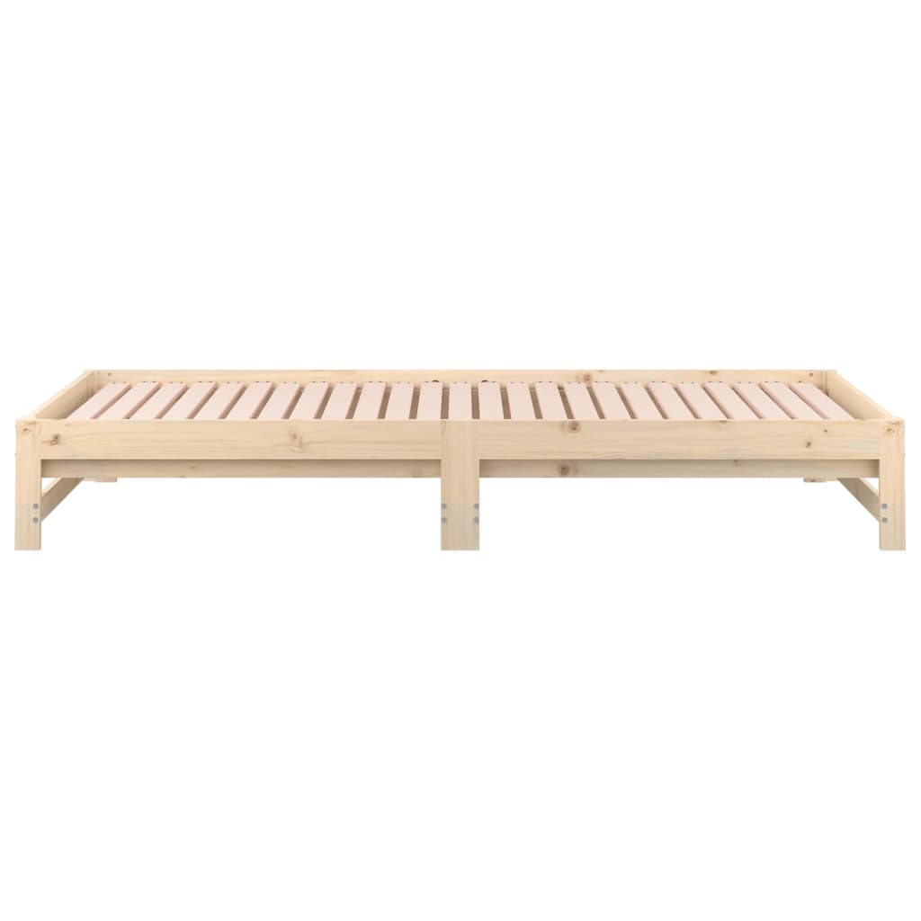 Dormeuse Estraibile 2x(90x200) cm Legno Massello di Pino | homemem39