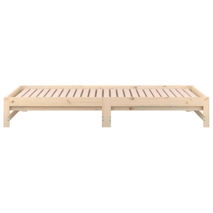 Dormeuse Estraibile 2x(90x200) cm Legno Massello di Pino | homemem39