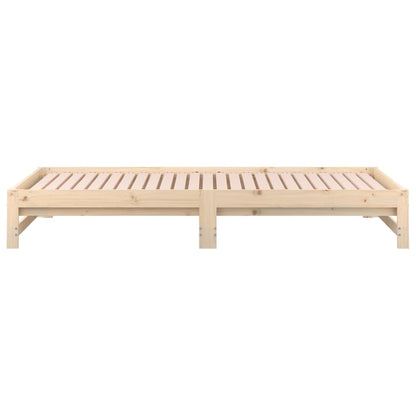 Dormeuse Estraibile 2x(90x190) cm Legno Massello di Pino | homemem39