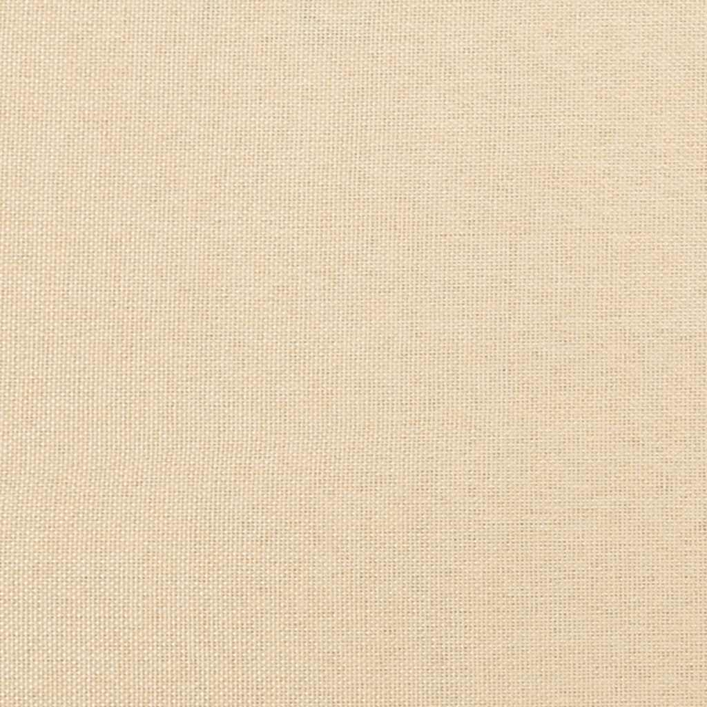 Pannelli Murali 12 pz Crema 90x15 cm Tessuto 3,24 m²