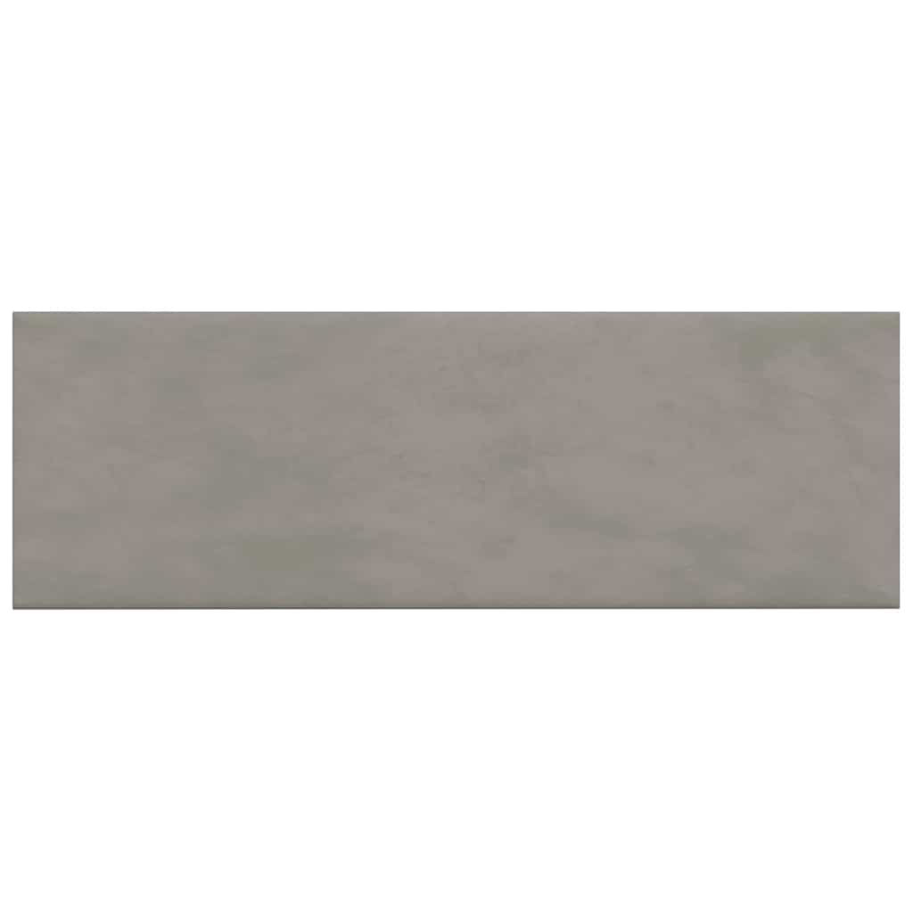 Pannelli Murali 12 pz Grigio Chiaro 90x30 cm Velluto 3,24 m²