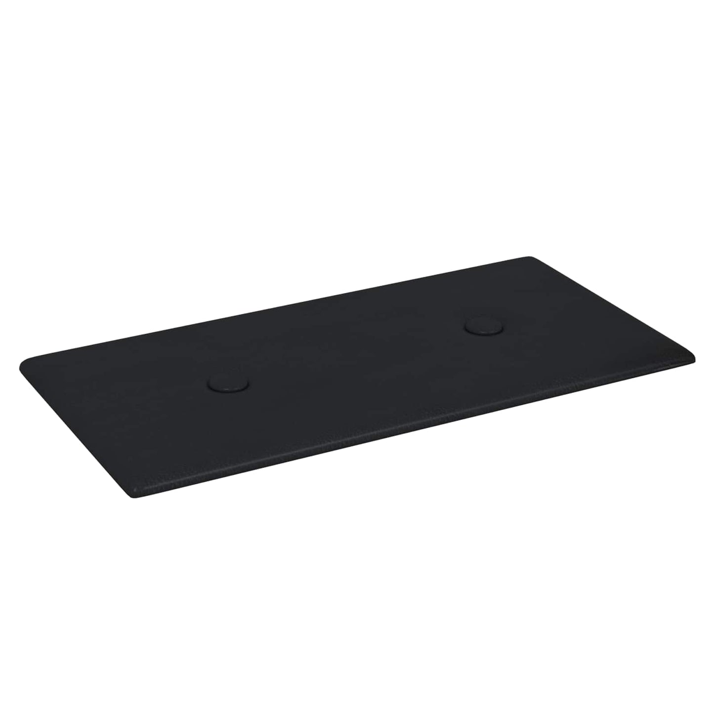 Testiera da Parete 12 pcs Nero 30 x 15 cm Pelle Sintetica | homemem39