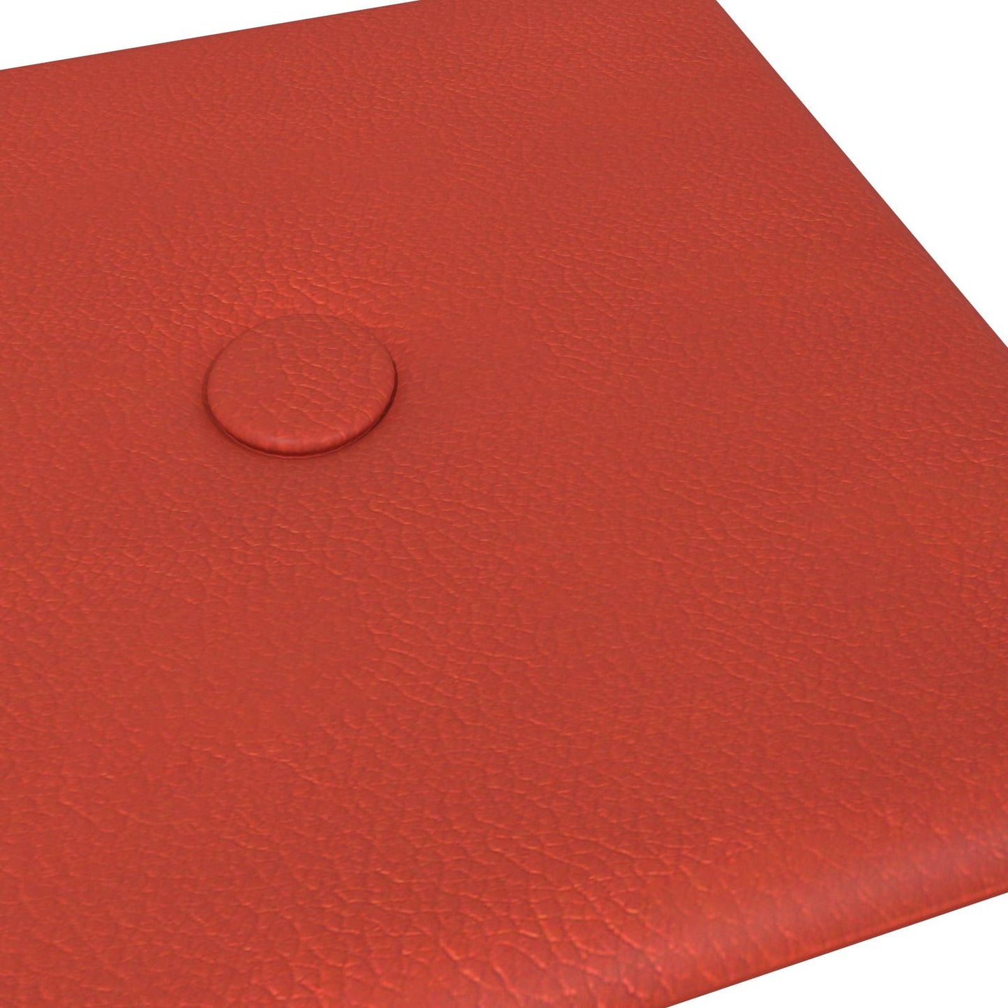 Testiera da Parete 12 pcs Rosso 30 x 15 cm Pelle Sintetica | homemem39
