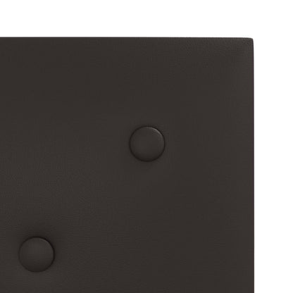 Testiera da Parete 12 pcs Nero 30 x 30 cm Pelle Sintetica