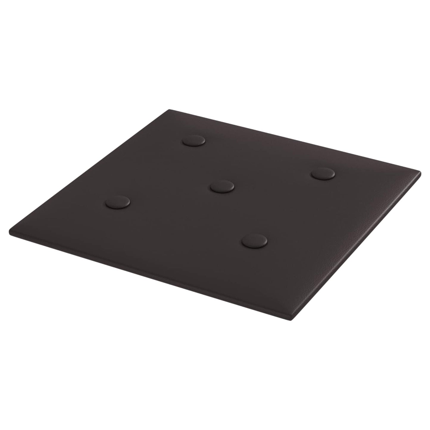 Testiera da Parete 12 pcs Nero 30 x 30 cm Pelle Sintetica | homemem39