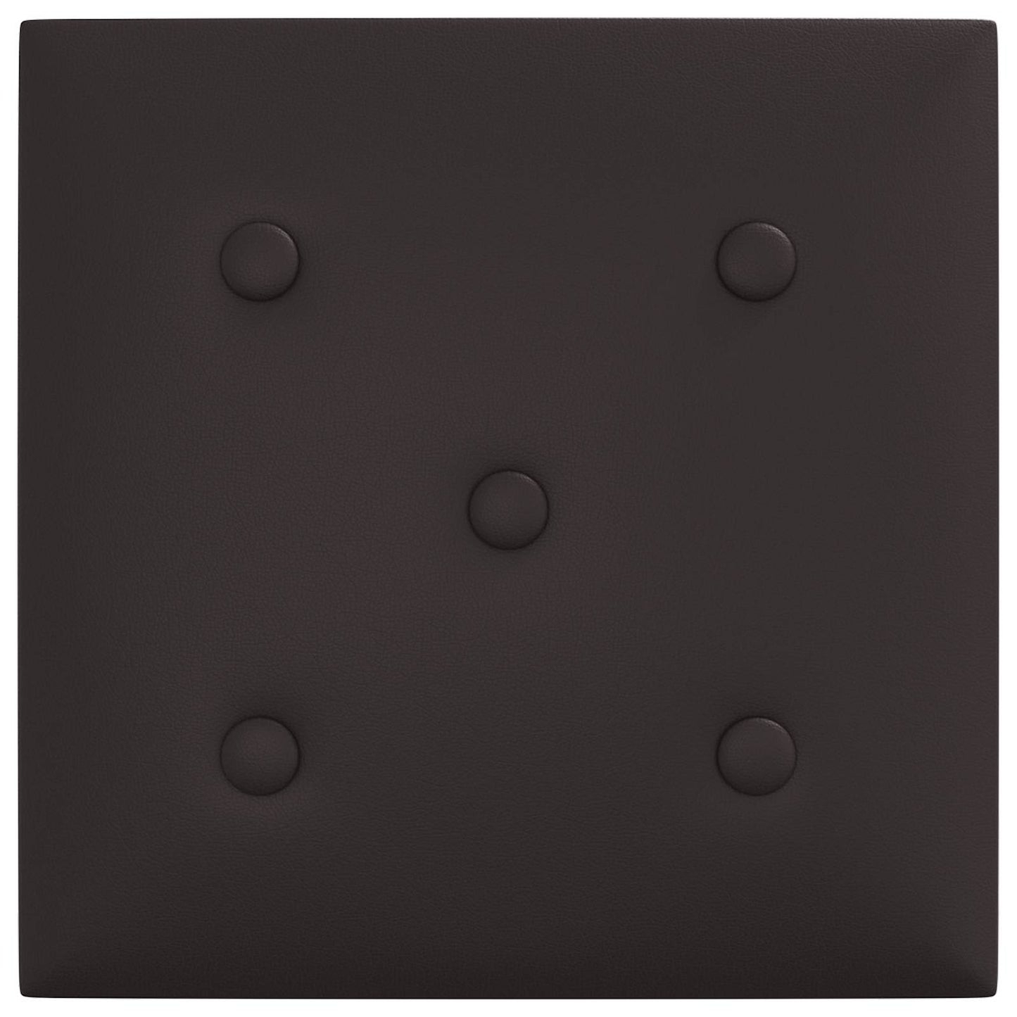 Testiera da Parete 12 pcs Nero 30 x 30 cm Pelle Sintetica | homemem39