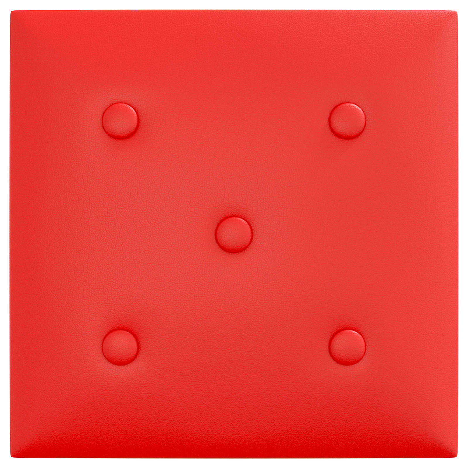 Testiera da Parete 12 pcs Rosso 30 x 30 cm Pelle Sintetica | homemem39