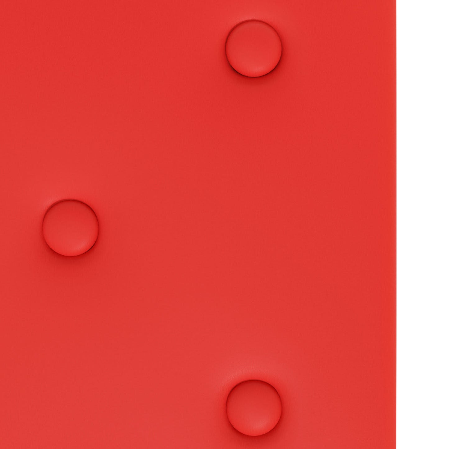 Testiera da Parete 12 pcs Rosso 60 x 30 cm Pelle Sintetica
