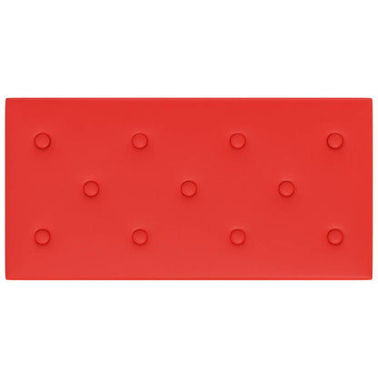 Pannelli Murali 12 pz Rossi 60x30 cm Similpelle 2,16 m² - homemem39