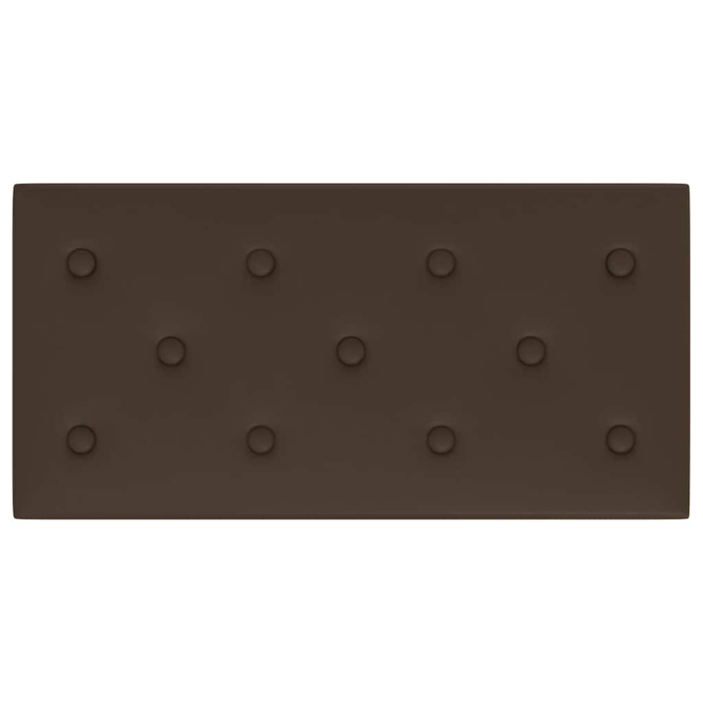 Pannelli Murali 12 pz Marroni 60x30 cm Similpelle 2,16 m² - homemem39