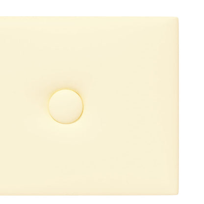 Pannelli Murali 12 pz Crema 90x15 cm in Similpelle 1,62 m² - homemem39